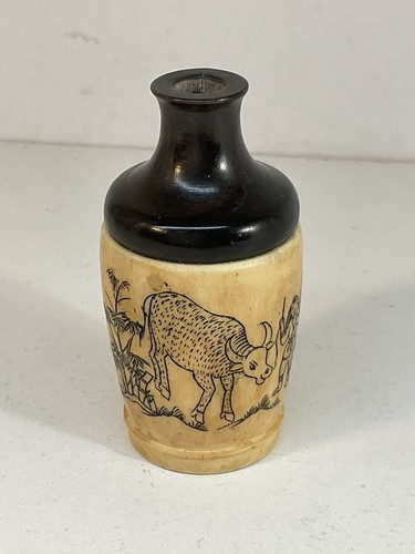 Tabatière chinoise os - tabatiÈre,