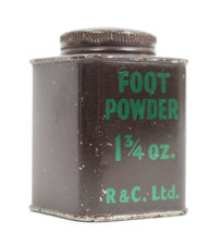 Foot powder Anglais - BRITISH