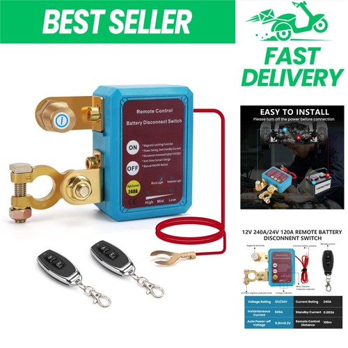 Coupe circuit batterie 12v - circuit,