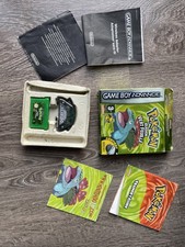 Pokemon Vert Feuille GBA Gameboy Advance FR Officiel Boite Cale Jeu Vip !