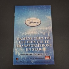 Livret Promotionnel Disney Singstar Sony PlayStation 2 3 Ps2 Ps3