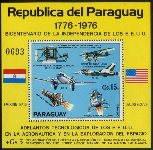 Paraguay 1975 mnh - 1975, mnh**