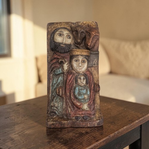 Bas relief bois - en,