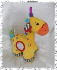 Doudou Peluche Girafe Jaune