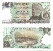 Z . ARGENTINE . 50 PESOS . SPL