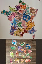 🐔15 Magnets Le Gaulois Carte de France 2014 *Lot no 7/9*