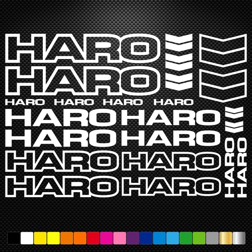Convient haro stickers - haro,