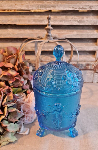 Ancienne bonbonniere verre - ancienne,