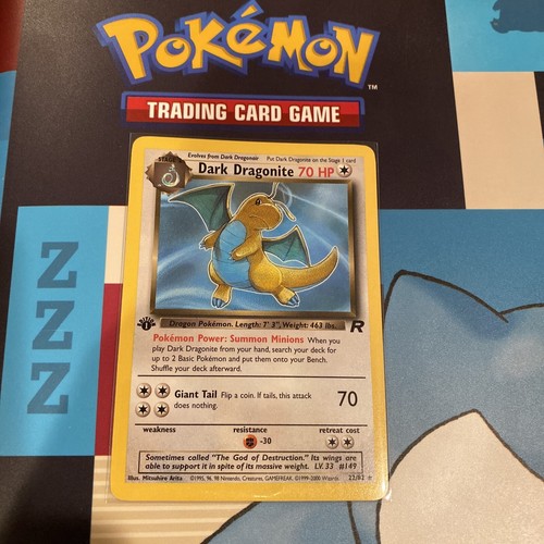 Dark dragonite 1st - dark, 22/82