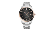 Adriatica 43mm Swiss-Automatic ETA2824 Stainless Steel Black Dial Rose Gold Beze