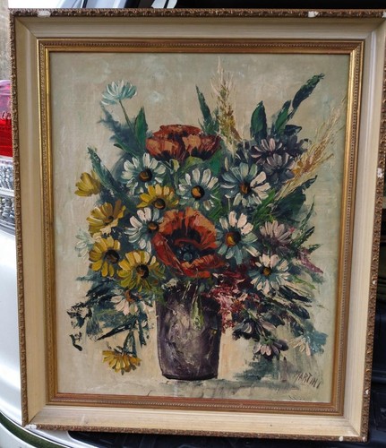 Oil painting floral still life - painting,