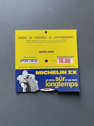 Ancien disque stationnement - ancien, de