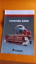 PROSPECTUS AGRICOLE  TRACTEUR MOISSONNEUSE BATTEUSE   LAVERDA   3400  FIATAGRI