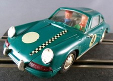 Carrera Universal 40421 - Porsche 911 Vert/Bleu N°4 Eclairage sans Boite 1/32