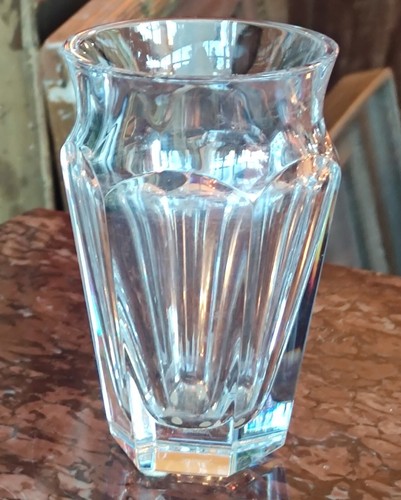 Ancien vase verre cristal - ancien,
