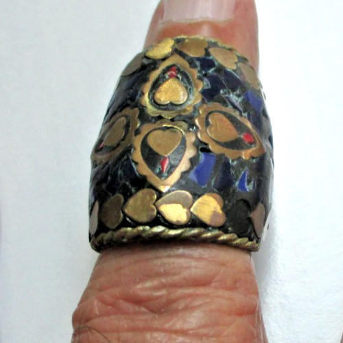 Grande bague imposante - , couleur