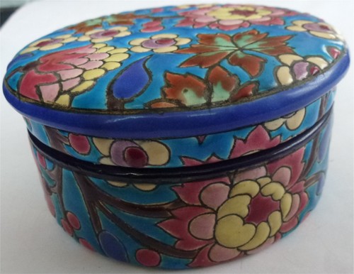 Bonbonniere motifs fleurs - bonbonniere,