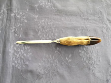 Argent Massif coupe papier ouvre lettre chasse poinçon Minerve