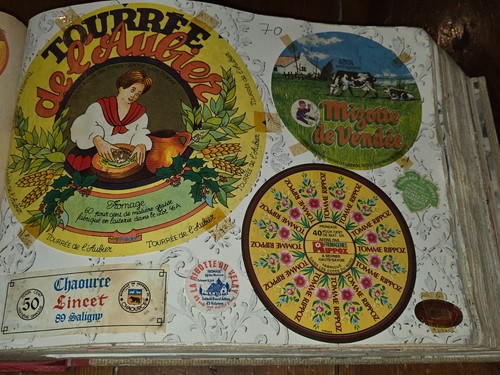 Ancienne etiquette fromage - ancienne, de