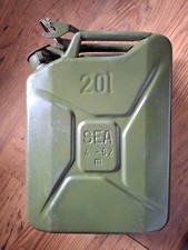 Jerrican essence militaire Armée Française daté 4 - 1952 Indochine