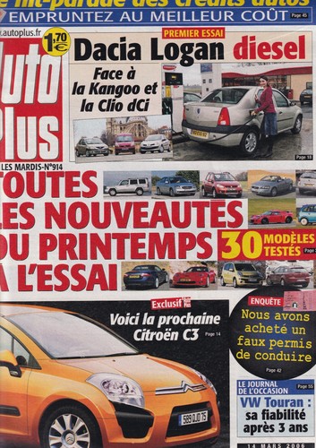 Auto plus 914 dacia - dacia, logan