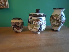 3 CERAMIQUES  EN CIBOURE SIGNE