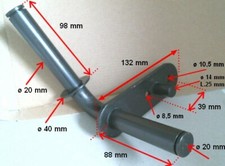 CG82230361H0 Fusée de roue avant DROIT tracteur tondeuse HONDA