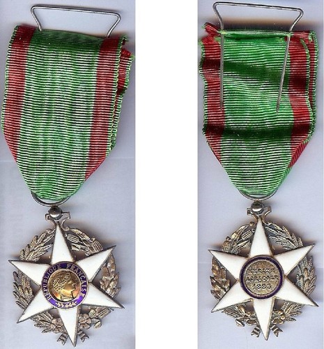 Médaille mérite agricole - mérite,