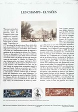 PARIS LES CHAMPS ELYSEES    FRANCE 1994 Document Philatélique Officiel 94551