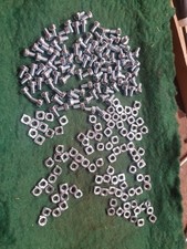 lot meccano ancien 100 vis et 100 ecrou neuf tete 6 pans