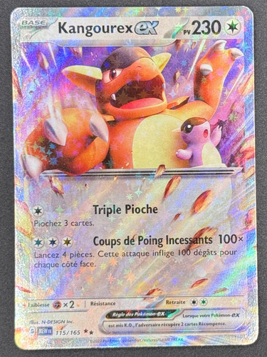 Carte pokemon kangourex - pokemon, ex