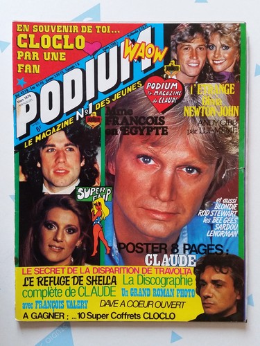 Podium claude françois - claude,