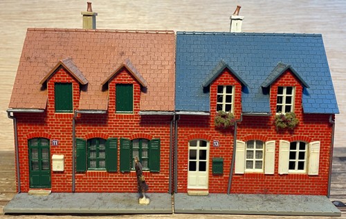Jouef maisons brique - ho, 2