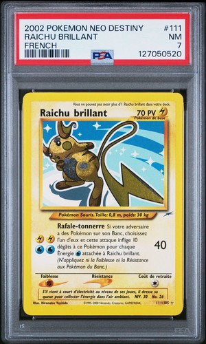 Raichu brillant psa - brillant, neo