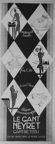 Publicité 1928 gant - 1928,