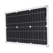 Panneau Solaire Semi-flexible 18V 20W Monocristallin à Haut Rendement étanche SG