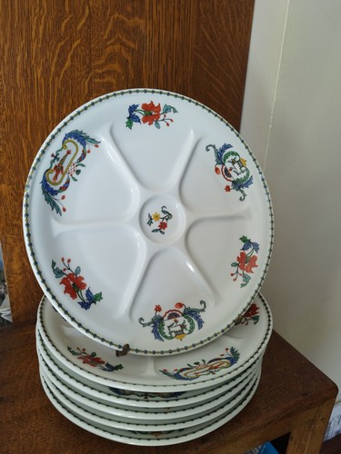 Assiettes huîtres - 6,