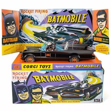 Corgi CD54321050 Batmobile with Batman and Robin – Noir Gloss 1/50 - n°267