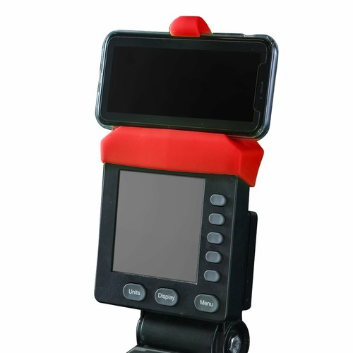Red phone holder - phone, for