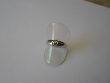 bague en argent massif, jonc