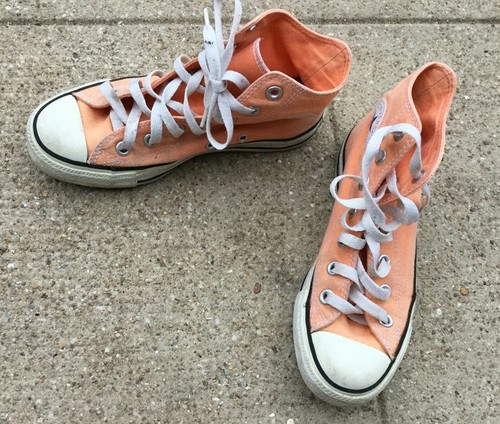 Converse jeune fille orange