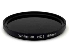 Walimex Filtre Gris ND8 58Mm Circulaire Filetage M58