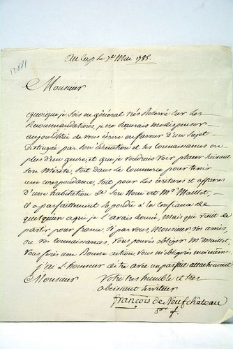 Lettre autographe signée - autographe,