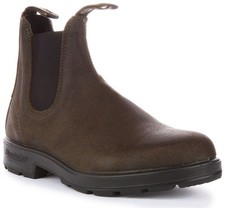 BLUNDSTONE 1615 Héritage Ciré Daim Eau Repellence Coffre Olive UK 3 - 8