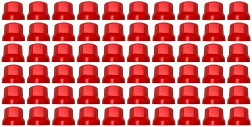 60x rouge enjoliveurs noix - 60x,