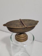 Navette ancienne  à encens en bronze  XVIIIe Eglise Religion Sanctuaire