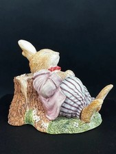 Villeroy & Boch Foxwood Tales figurine lapin Rue’s Dad Picnic 1994