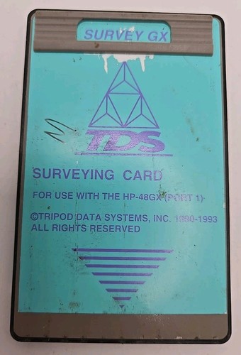 Tds surveying card survey - surveying,