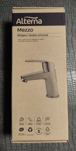 Mitigeur lavabo chromé - mitigeur,