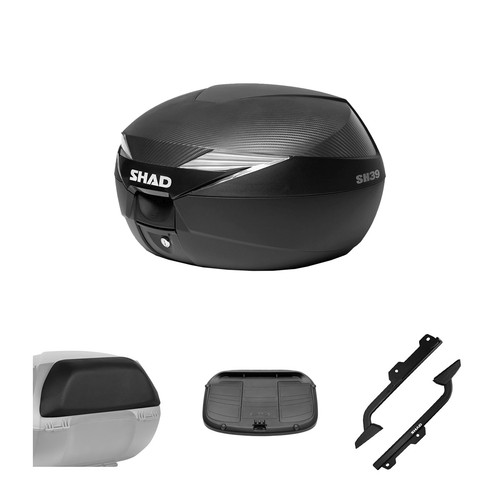 Kit shad top case - case, carbone
